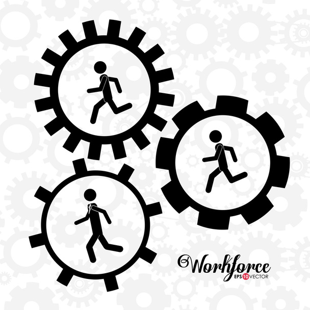 Business and Workforce design - Vector, Image