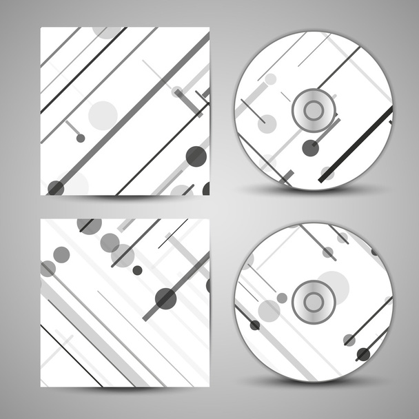 Vector cd cover  set for your design - Wektor, obraz