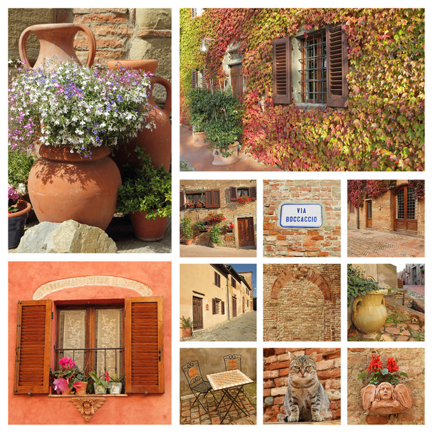 Living in Tuscany composition - Photo, Image