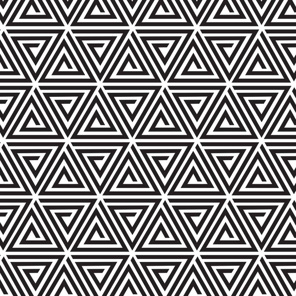 Texture élégante moderne répétant géométrique avec fond vectoriel en spirale triangles - Vecteur, image