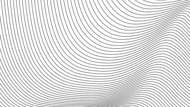 Abstraktes graues Muster von Linien Vektor Hintergrund - Vektor, Bild