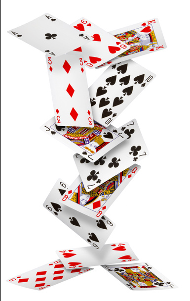Falling cards - Photo, Image