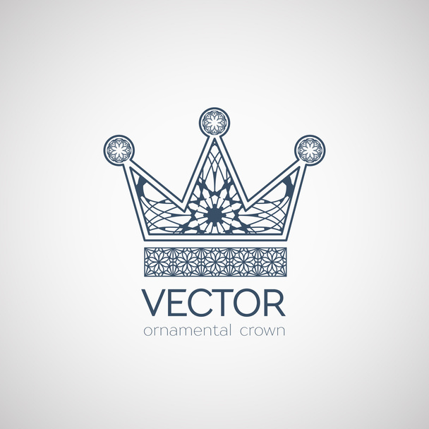 Ornamental Crown - Vector, Image