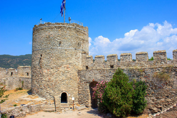Grécia, Macedónia Oriental e Região da Trácia, Kavala, fortaleza de Kastro - Foto, Imagem