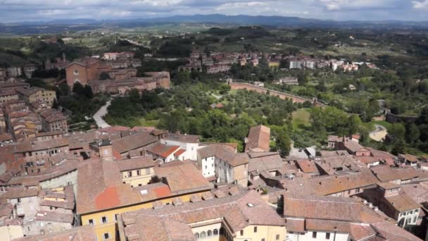 Blick auf die Stadt Siena - Filmmaterial, Video