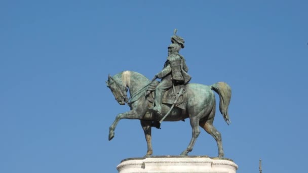 Victor Emmanuel památník v Římě - Záběry, video