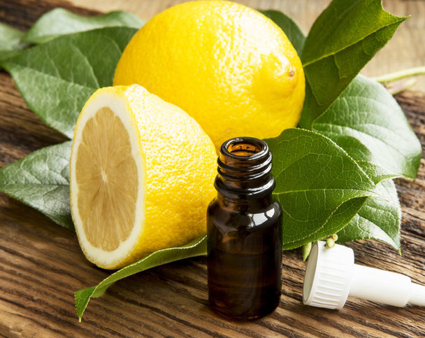 Lemon Essential Oil - Photo, Image