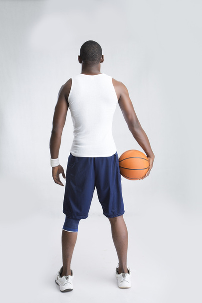 jogador de basquete com bola - Foto, Imagem