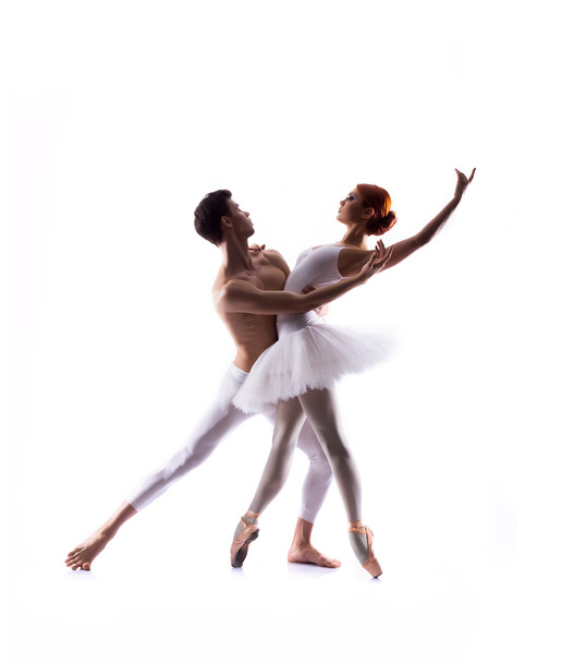Couple of ballet dancers - Фото, изображение
