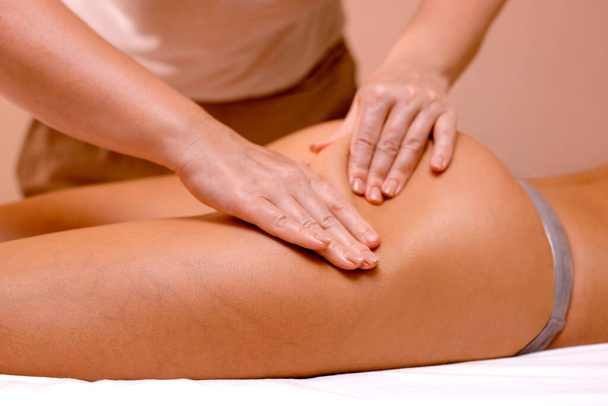 Therapy for Buttocks, sports anti-cellulite massage - Brazilian Butt Lift - Photo, image