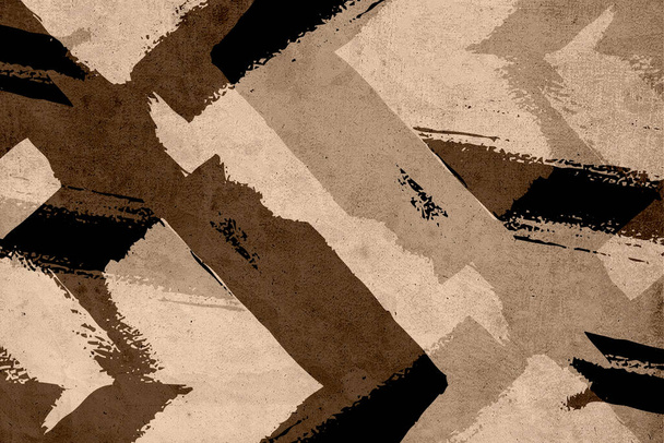 Abstract illustration in vintage style. For use in graphics, for wall decor.  - Photo, Image