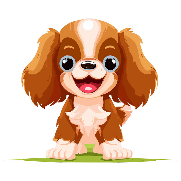 vector ilustración de dibujos animados perro - Vector, imagen