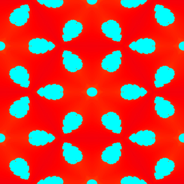 Modèle abstrait carrelable rouge turquoise
 - Photo, image