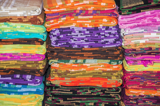 gefaltete Textilfolien - Foto, Bild