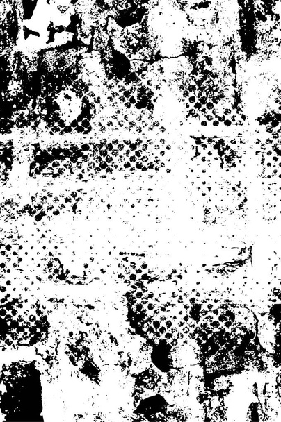 Abstraktes Grungy-Muster mit Strichen - Vektor, Bild