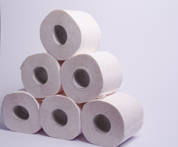 Pyramid toilet paper - Photo, Image