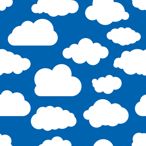 Pattern of clouds wallpaper - Vector, Image