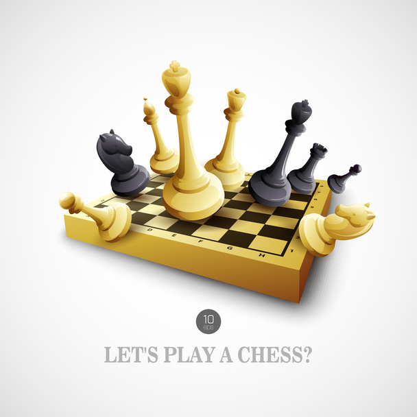 Chess. Vector illustration - Vector, Image