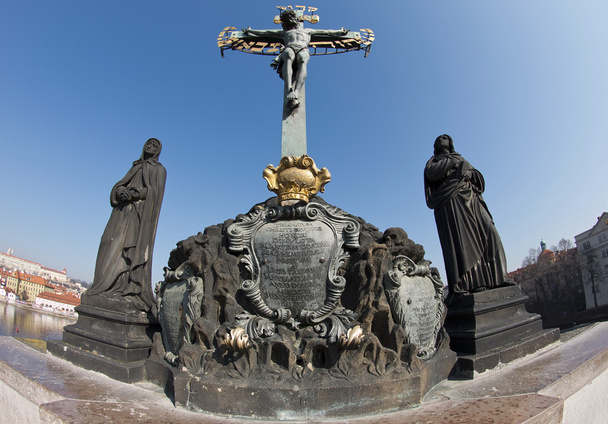 Γολγοθάς - ιερός σταυρός - Φωτογραφία, εικόνα
