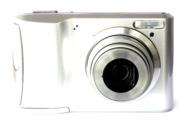 ψηφιακή φωτογραφική μηχανή που απομονώνονται σε λευκό - Φωτογραφία, εικόνα