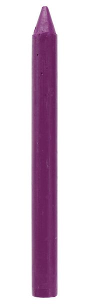 Crayon violet foncé isolé sur fond blanc. - Photo, image