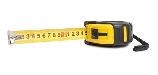 測定テープ黄色 - 写真・画像