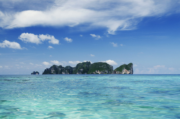 Phi phi ilhas paradisíacas tropicais na Tailândia
 - Foto, Imagem