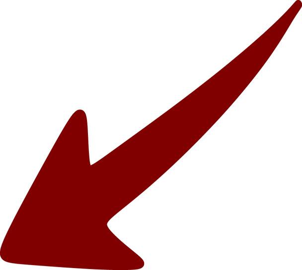 flecha roja arriba icono plano - Foto, imagen