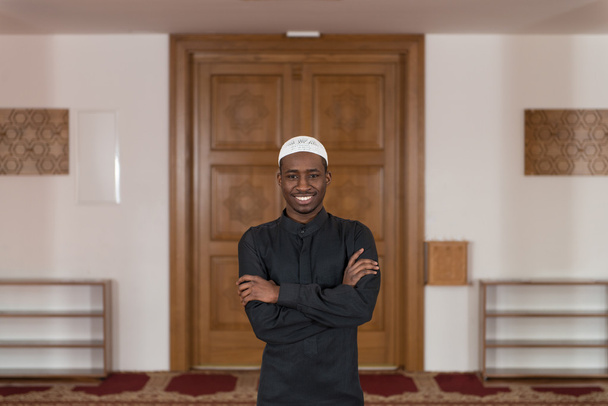 Portrait Of A Black African Man In Mosque - Fotografie, Obrázek