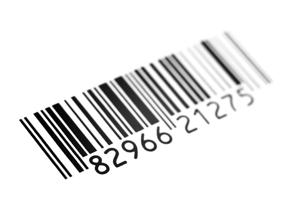 Barcode auf weißem Hintergrund - Foto, Bild