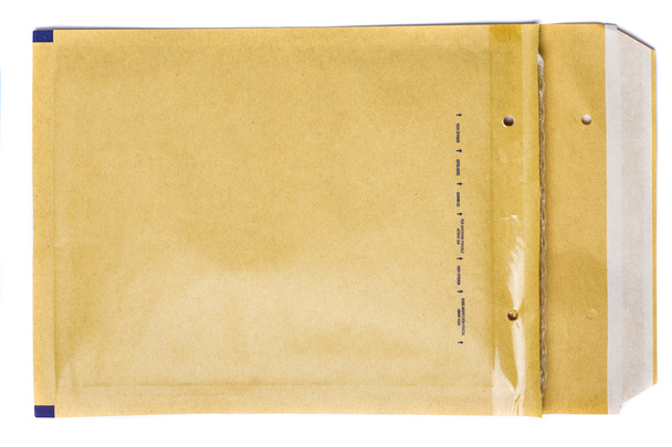 Grand paquet de courrier jaune
 - Photo, image