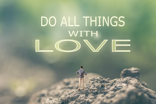 Do All Things With Love - Foto, imagen