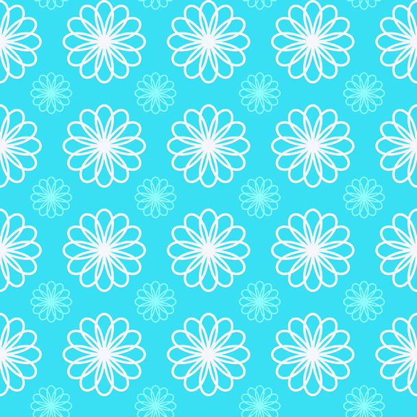 Flower ornament. Vector pattern. Endless texture for wallpaper, fill, web page background, surface texture. - Vektor, Bild