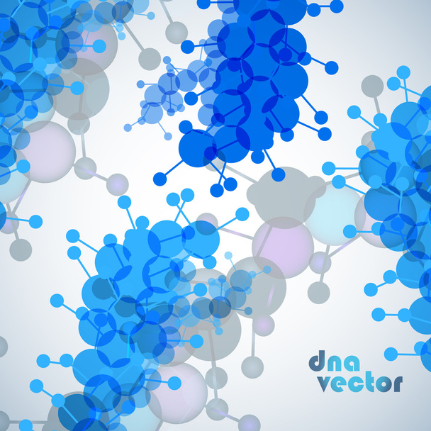 Vektor DNA. Abstraktní pozadí. Vektorové ilustrace. - Vektor, obrázek