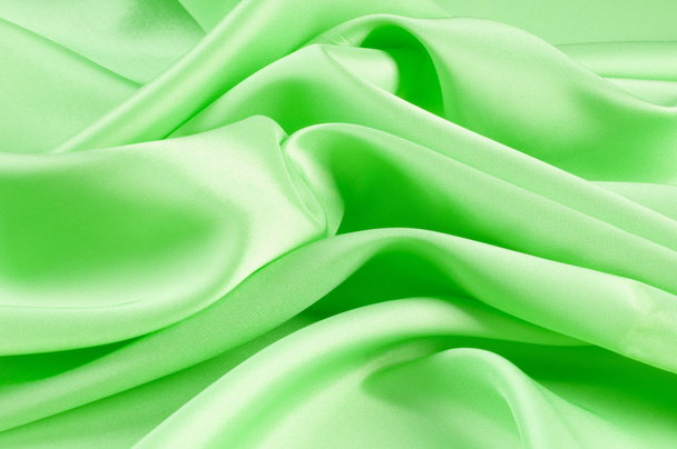 Zöld textil. Fotó a stúdióban - Fotó, kép