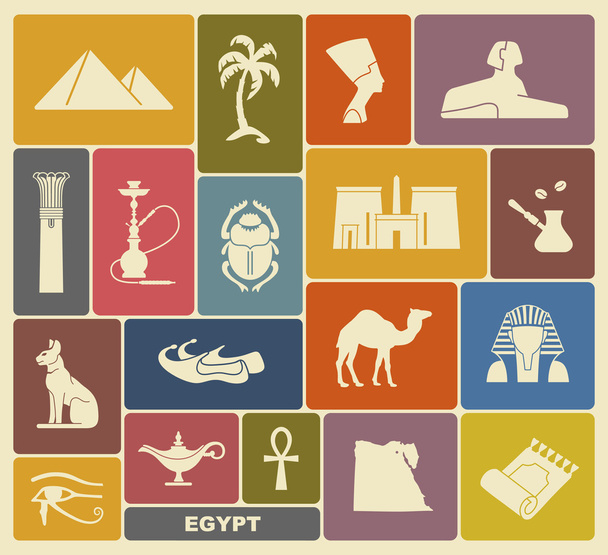 Egyptin symbolit
 - Vektori, kuva