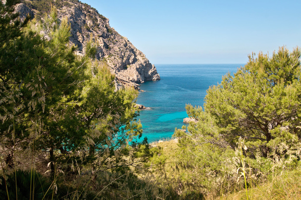 Beautiful landscape view to the blue sea - Foto, Imagem
