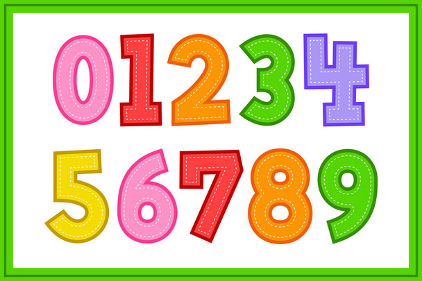 Collection polyvalente de numéros de point super pour diverses utilisations - Vecteur, image