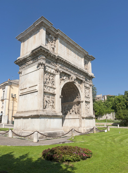 Benevento (Campania, Italy): Roman arch known as Arco di Traiano - Photo, Image