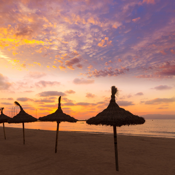 Закат пляжа Эль-Ареналь недалеко от Пальмы
 - Фото, изображение