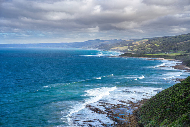 Landschap van de Great Ocean Road, Victoria, Australië - Foto, afbeelding