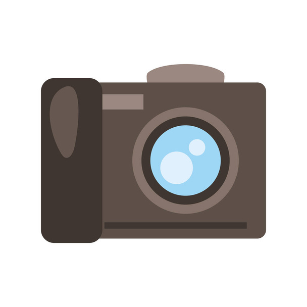 ψηφιακή φωτογραφική μηχανή εικονογράφηση διάνυσμα απομονωμένη - Διάνυσμα, εικόνα