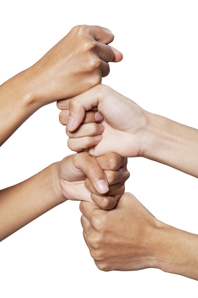 İşbirliği gösterilen elleriyle - Fotoğraf, Görsel