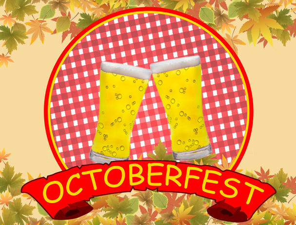 Oktoberfest fundo
 - Vetor, Imagem