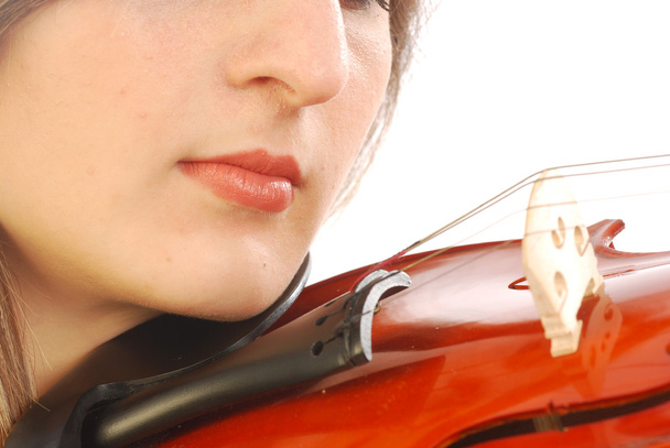 Nainen viulun kanssa 039
 - Valokuva, kuva