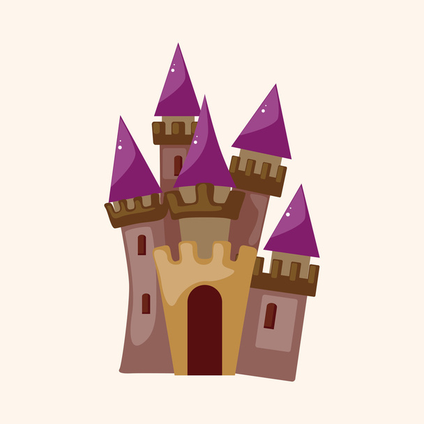 elementos temáticos castillo
 - Vector, Imagen