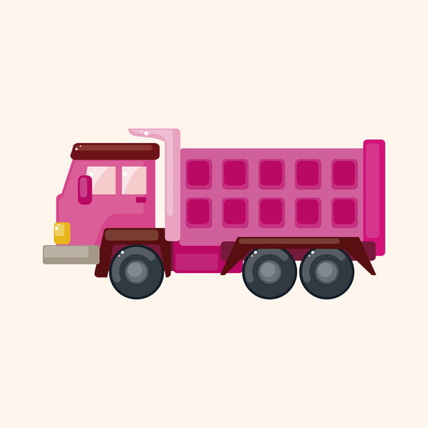 truck theme elements - Vettoriali, immagini
