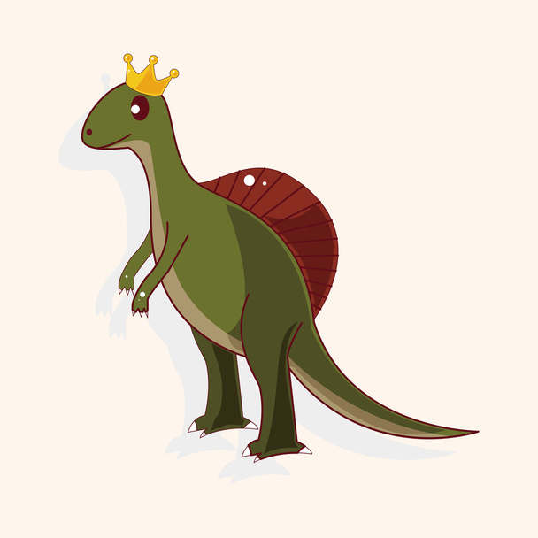 dinosaur theme elements - Vector, imagen