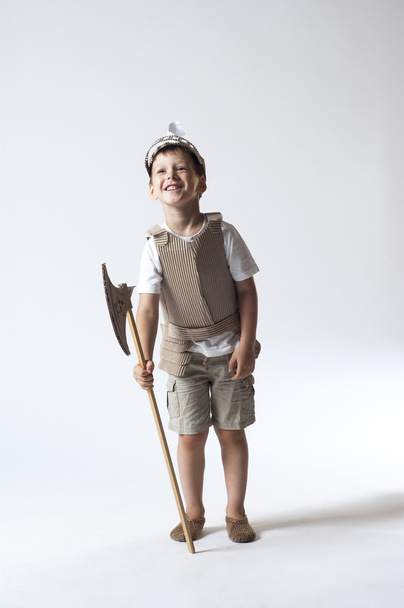 medieval knight child - 写真・画像