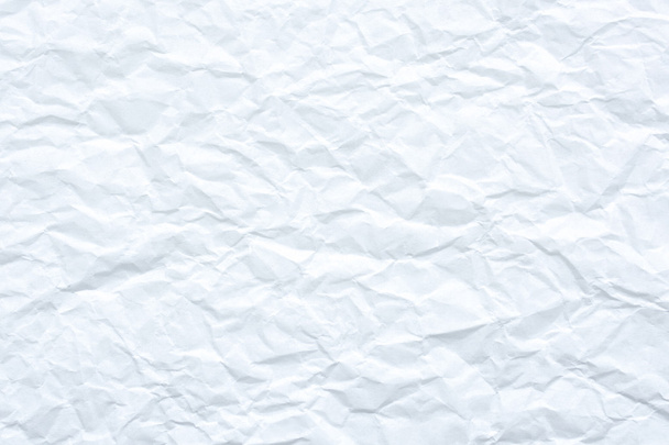 crumpled white paper texture background - Photo, Image